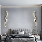 Modern LED Wall Lamp – Contemporary Wall Sconce for Living Room, Bedroom, Dining Room, and Hallway – Up & Down Lighting, Dimmable, Touch Switch, Indoor Home Decoration