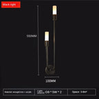 Modern Gold LED Wall Light – Nordic Sconce for Living Room, Bedroom, Kitchen, and Hallway Décor