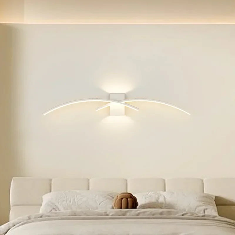 Modern LED Wall Lamp – Dimmable Up & Down Wall Sconce for Bedroom, Living Room, and Indoor Spaces