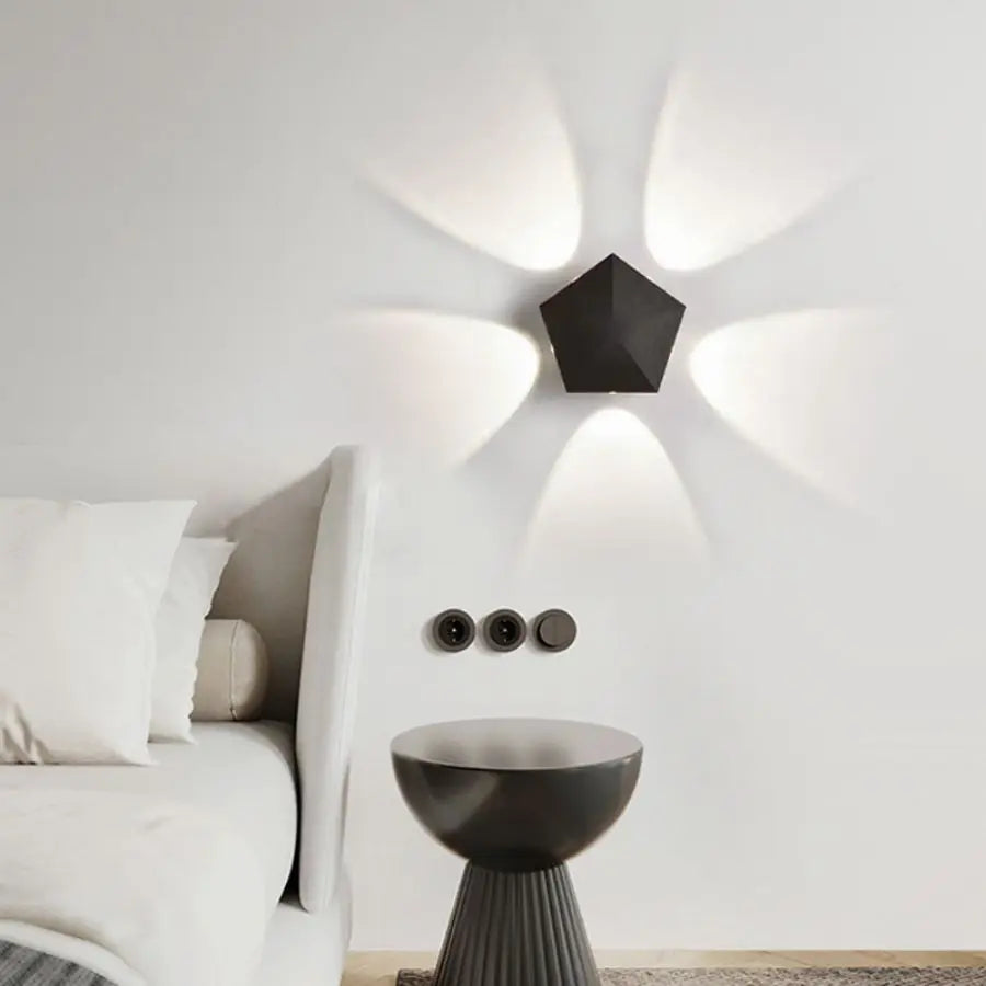 Black Prism Ambient Minimal Wall Lamp