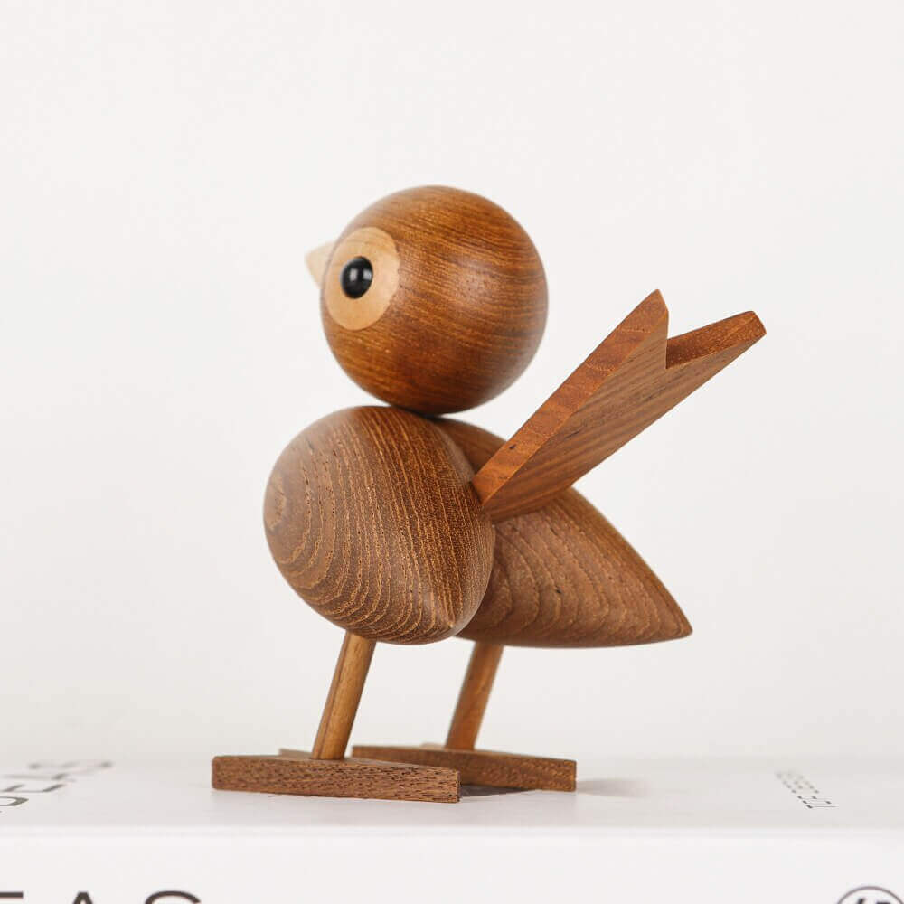 A little bird told me, Nordic wooden ornament