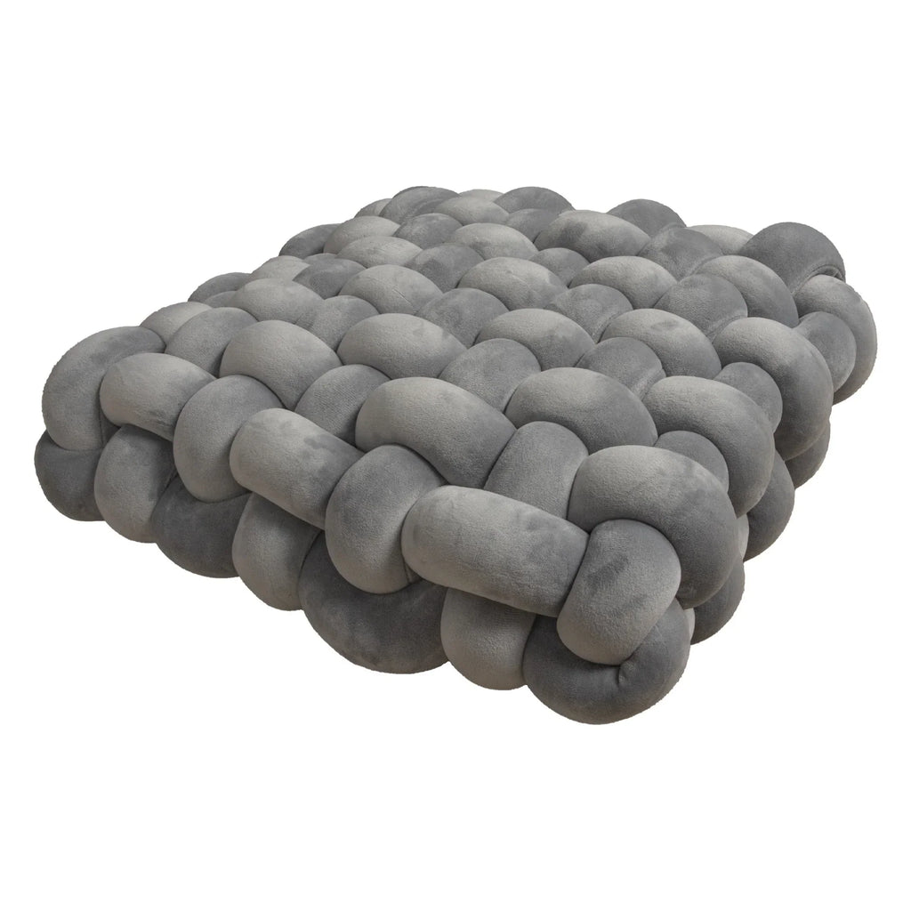 Chunky Woven Knot Cushion | Vinantica
