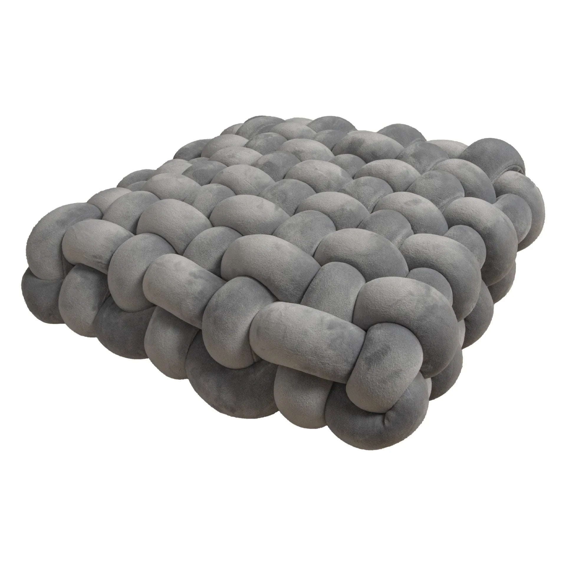 Chunky Woven Knot Cushion | Vinantica