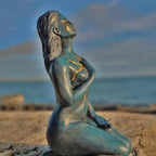 Healing Goddess Sculpture: Resin abstract