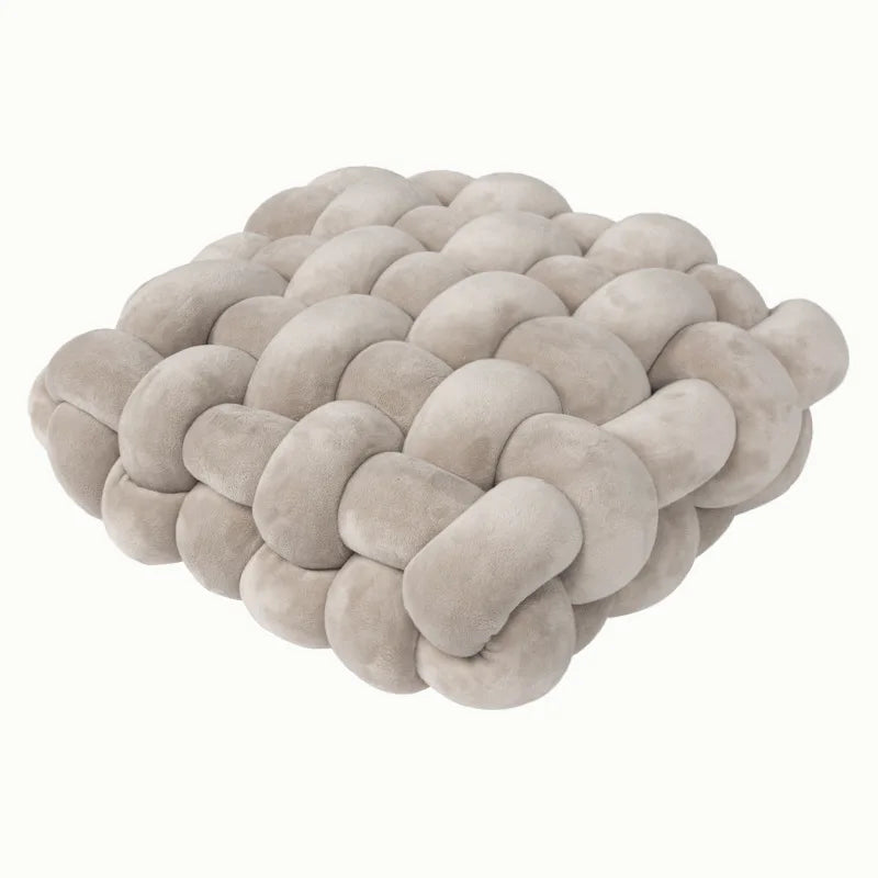 Chunky Woven Knot Cushion | Vinantica