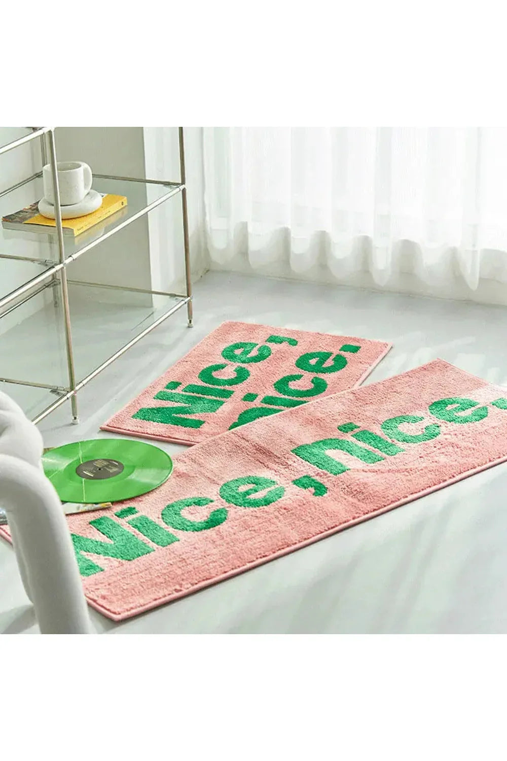 minimalist area rug