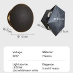 Black Prism Ambient Minimal Wall Lamp