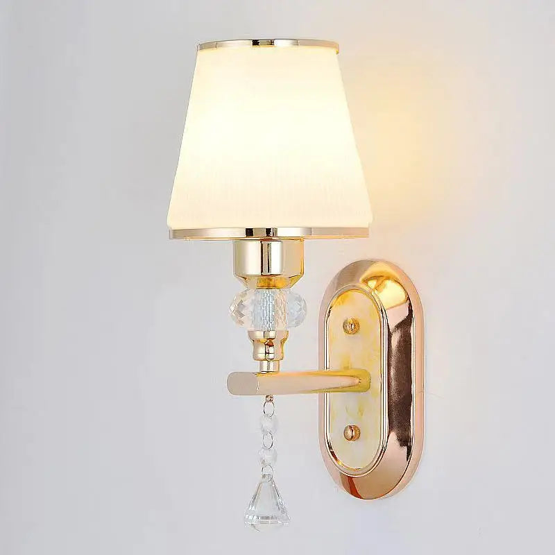 Modern LED Wall Lamp with Glass Lampshade | Wall Sconces