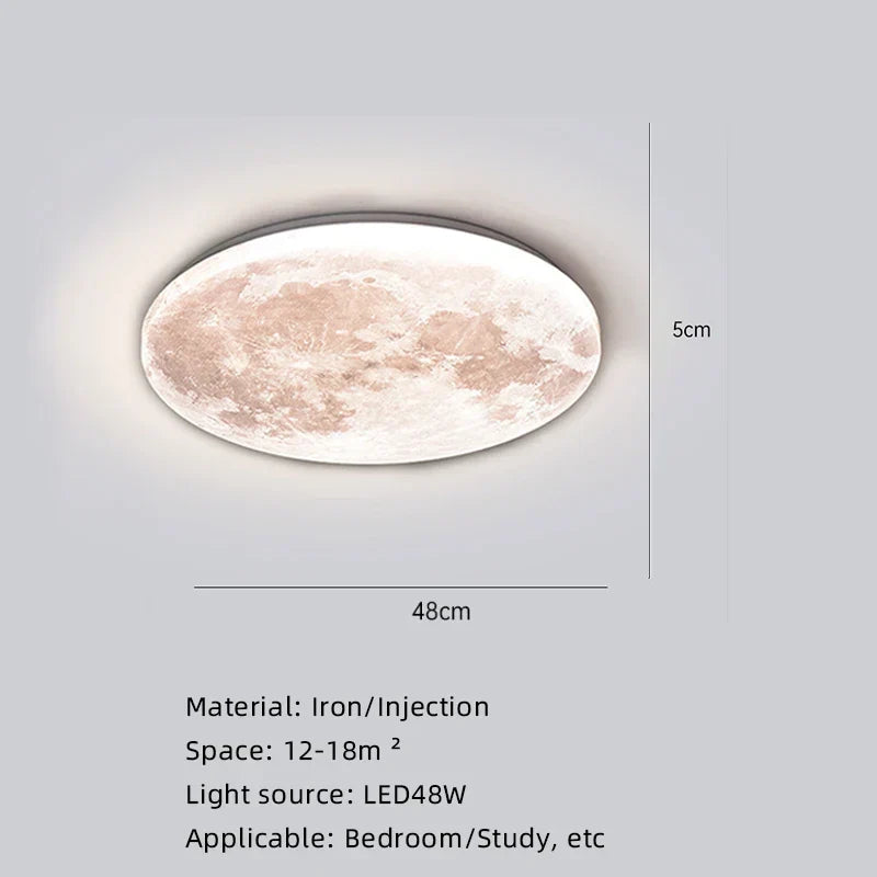 Moon Surface Artistic Modern Ceiling Lamp