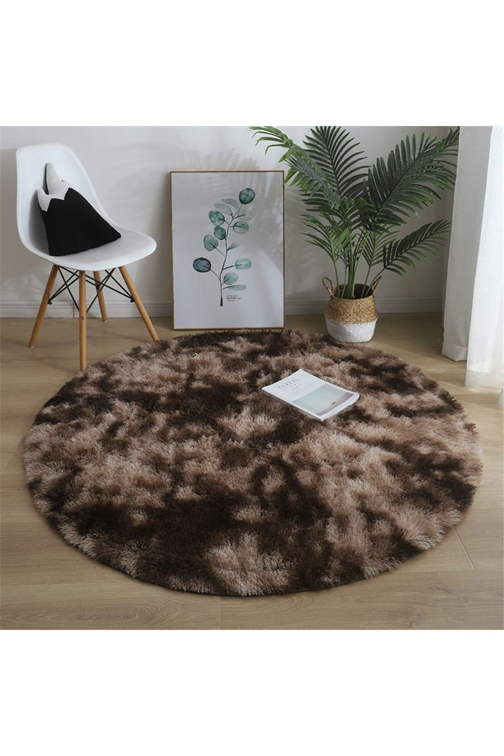Fluffy Round Rug