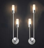 Modern Gold LED Wall Light – Nordic Sconce for Living Room, Bedroom, Kitchen, and Hallway Décor