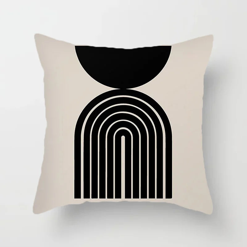 Modern Art Abstract Pattern Decorative Cushion Covers Creative Line Sofa Chair Pillowcases Throw Pillow Case Home Office Decor | Vinantica