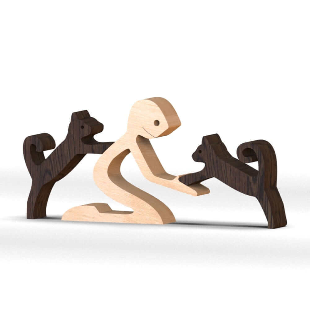 Danish Wooden Animal Ornaments