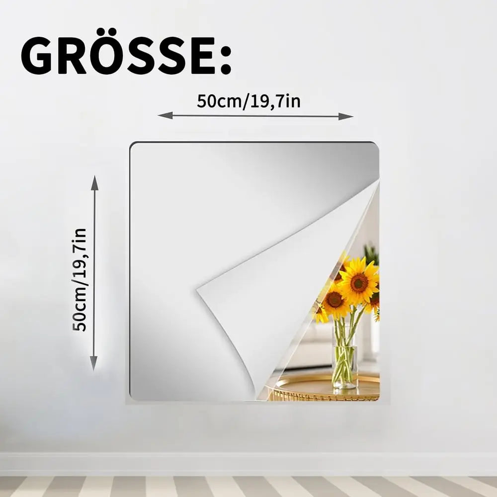 Ultra-Flexible Shatterproof Mirror