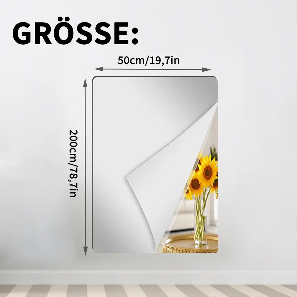 Ultra-Flexible Shatterproof Mirror