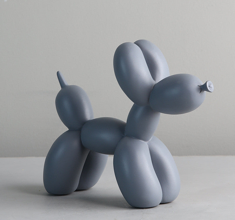 Black and white balloon dog