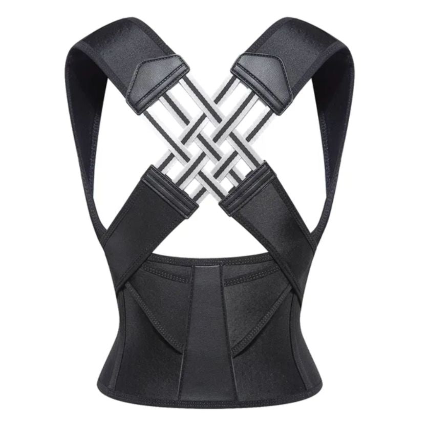 Posture correction belt | Instant back & shoulder support | Black