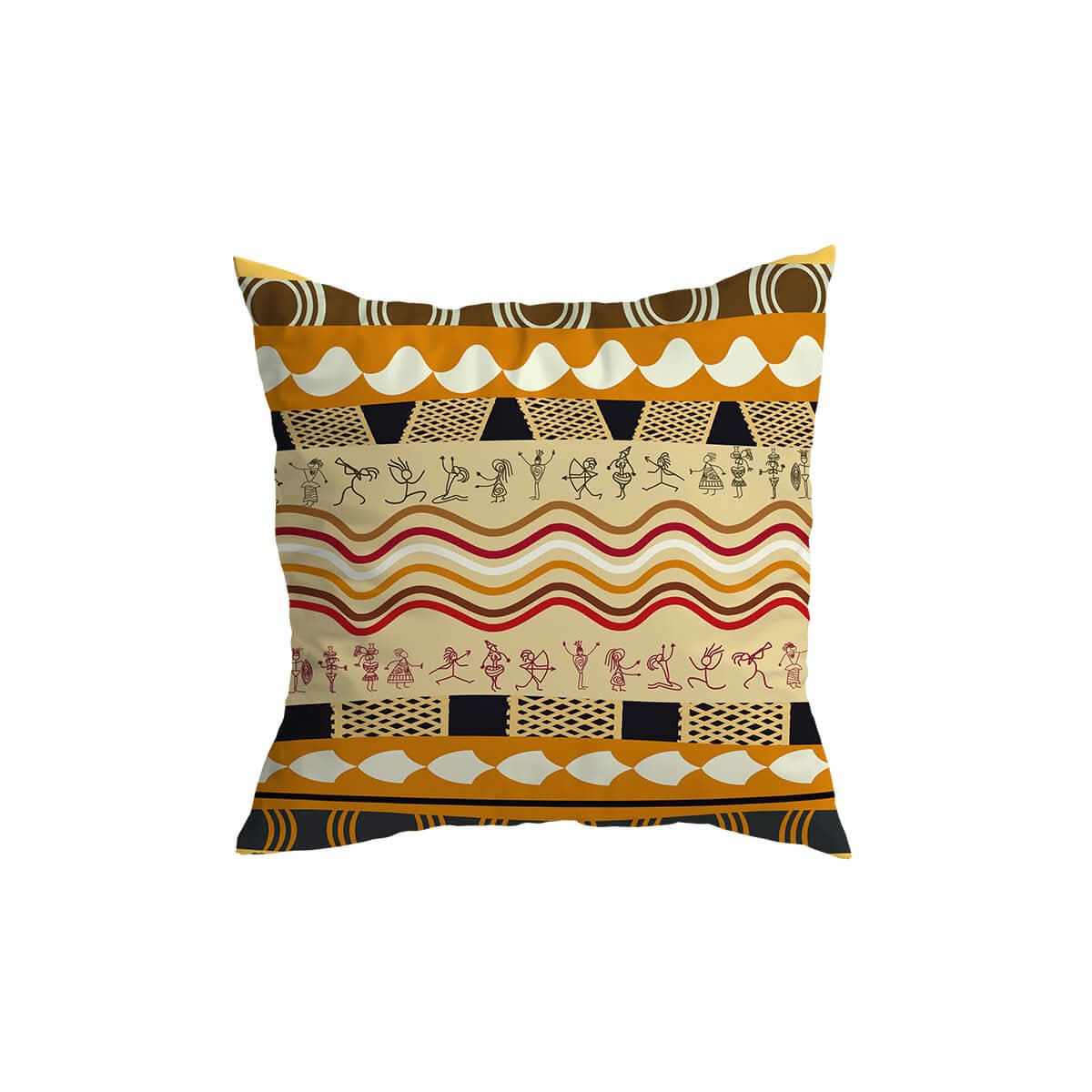 African Pattern Throw Pillow Cover for Home Decor