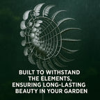 Metal wind chime for the garden