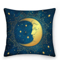 Decorative cushions with Sun and Moon in Astrological Style