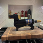 Dachshund wine bottle holder | Decorative table stand made of resin | Multiple colors