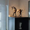Horse Sculpture - AdonisMetal - Rustic Elegance - Timeless Decorative Piece