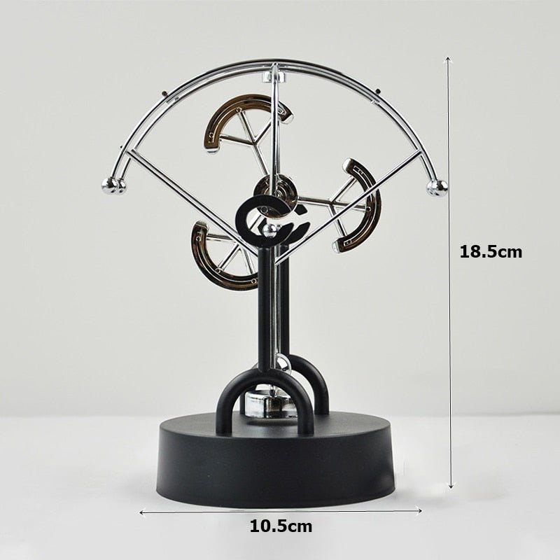 Ball Rotating Perpetual Motion Pendulum Interactive Ornament