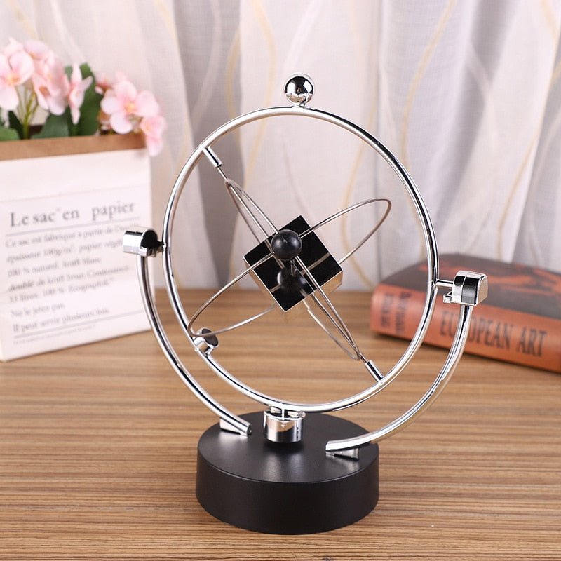 Ball Rotating Perpetual Motion Pendulum Interactive Ornament
