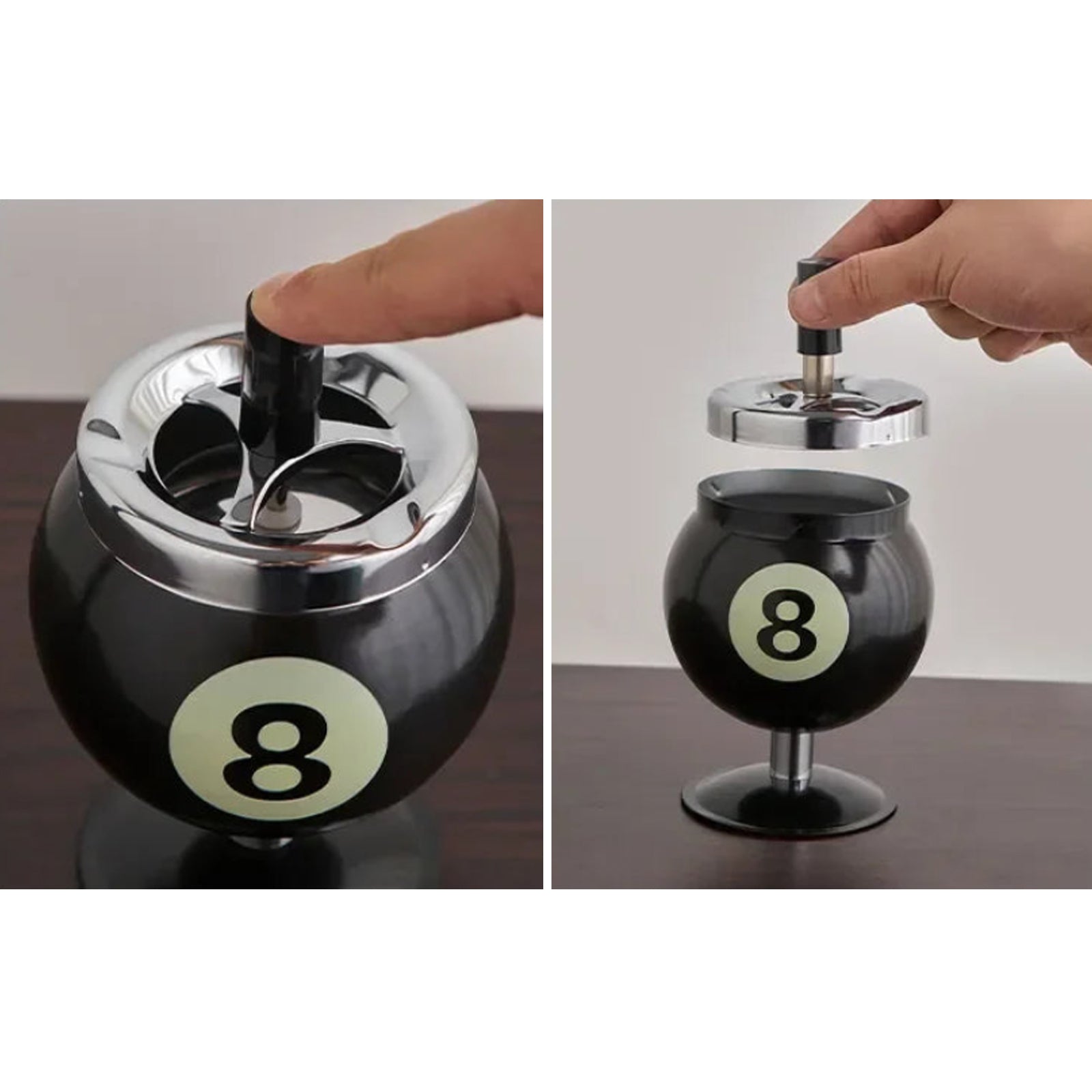 Metal Billiard Ashtray