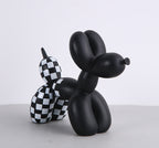 Black and white balloon dog