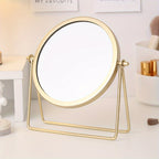 VintageGlow – Adjustable Makeup Mirror with Iron Frame