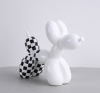 Black and white balloon dog