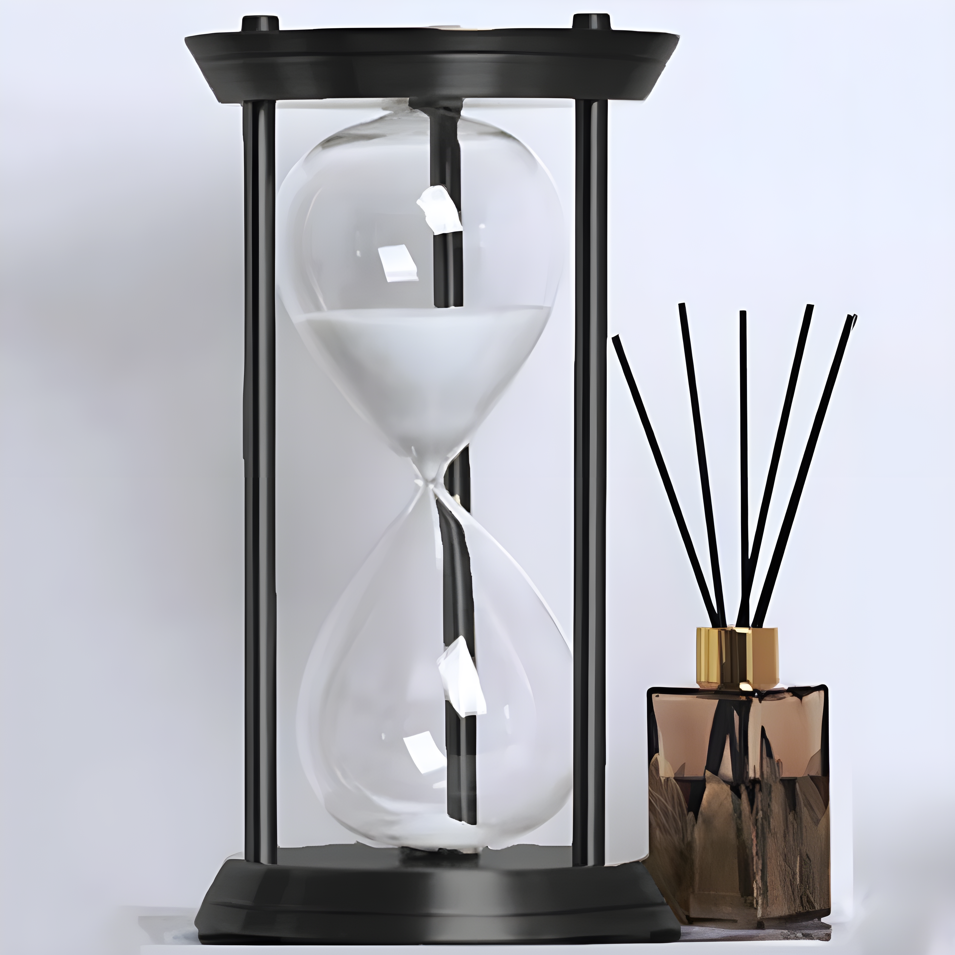 Retro Metal Hourglass
