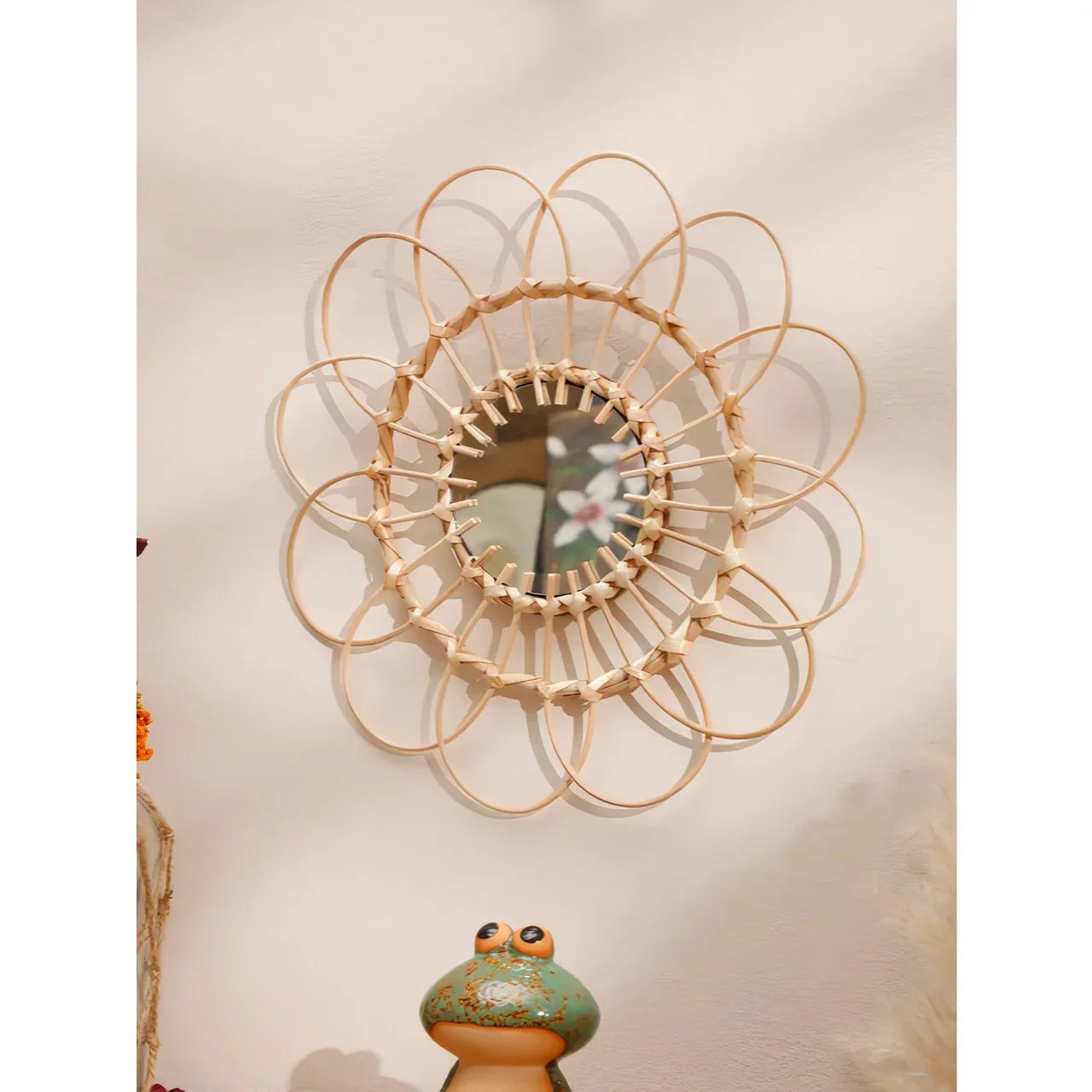 Vinantica | Handmade Rattan Decorative Wall Mirror