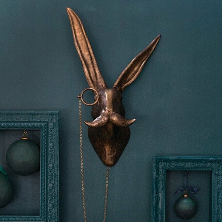 Unique animal head wall decoration for home