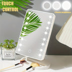GlowMirror – Portable Makeup Mirror with LED Lighting