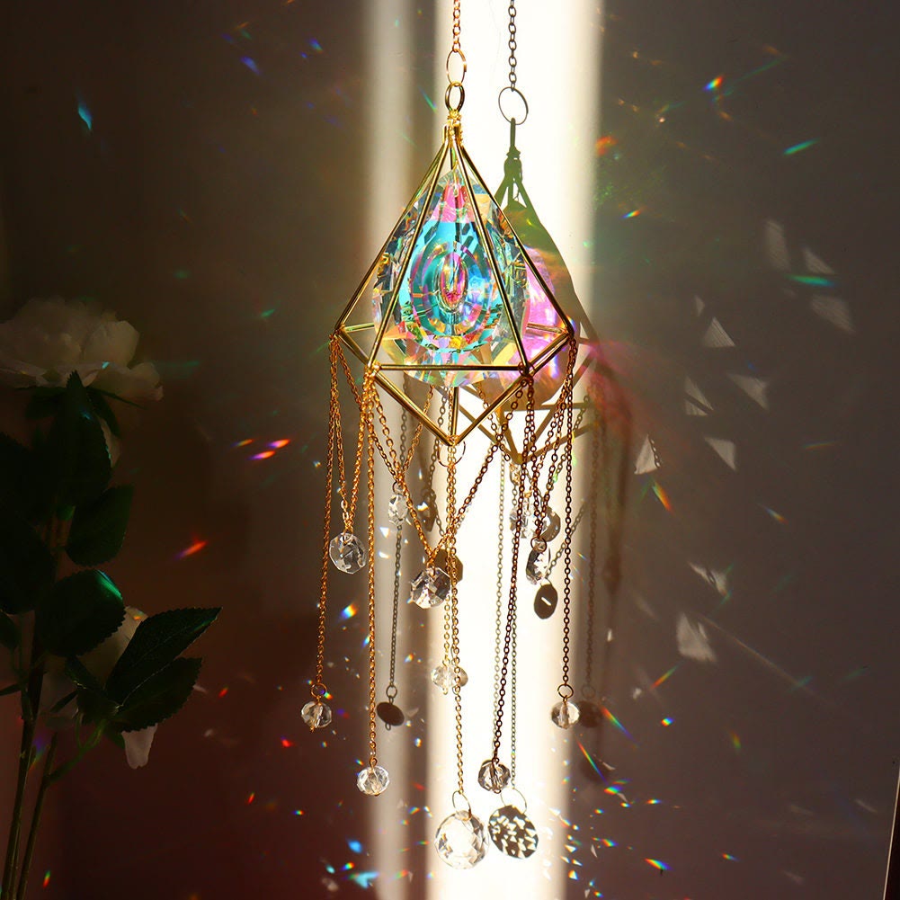 Room Decoration Crystal Sun Catcher Wind Chime