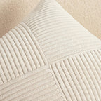 Pillowcase Set | Boho Style | Soft Cord | 2 pieces, 45×45 cm, 50x50cm