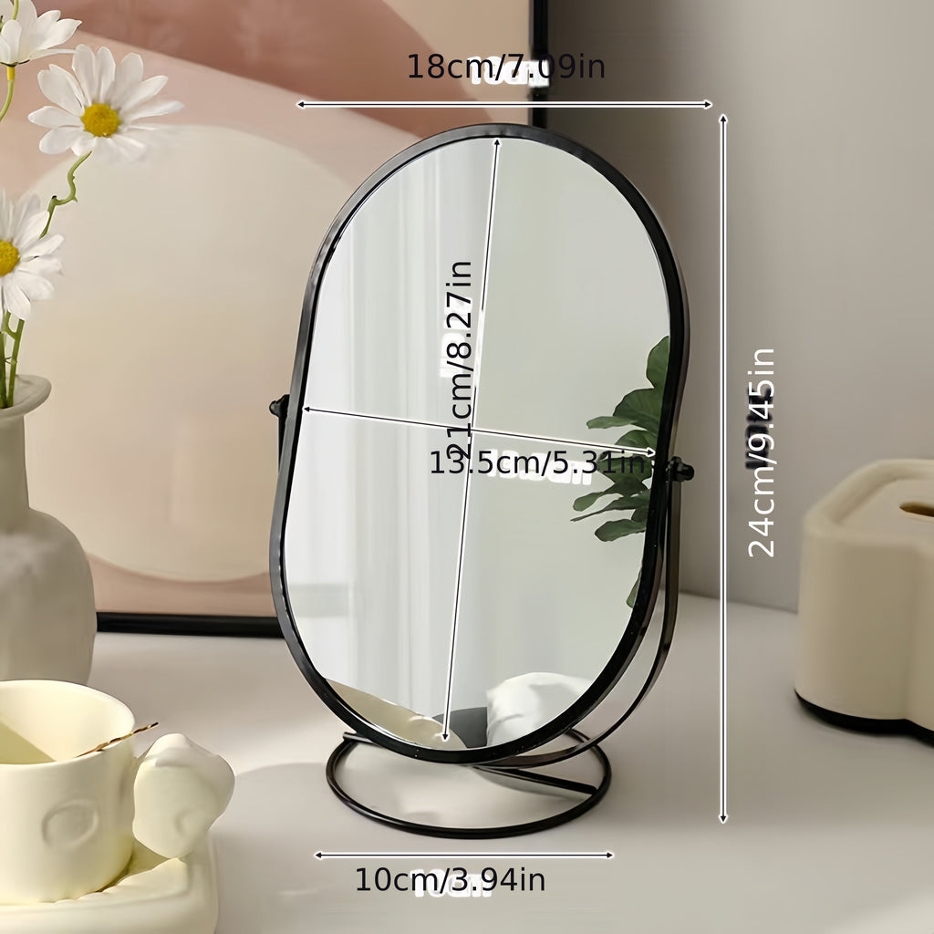 360° Look – Elegant Makeup Mirror for Every Angle