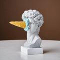 Figure Face Ice Cream Art Sculpture