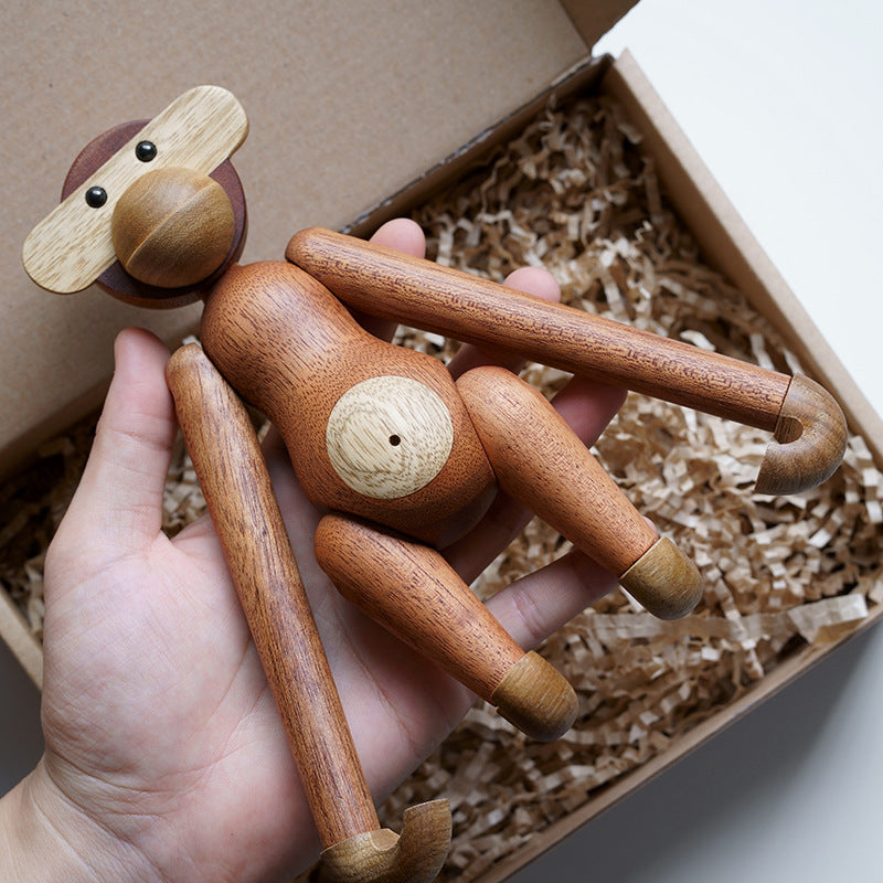 Cheeky Monkey Solid Wood Ornament