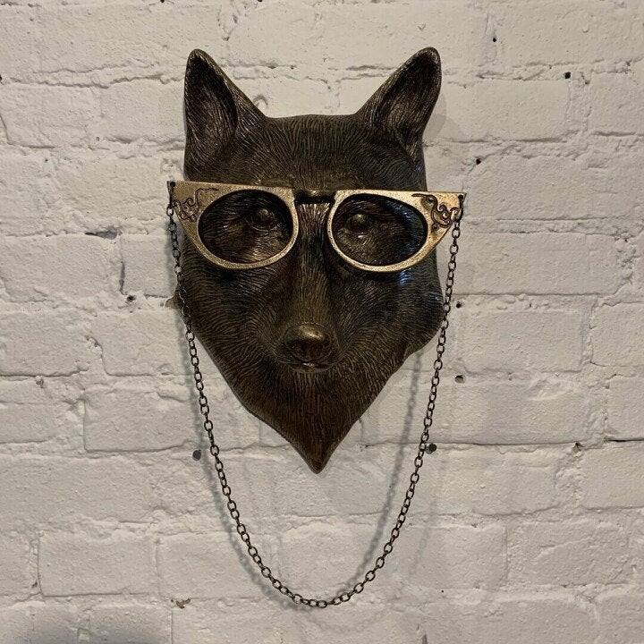 Unique animal head wall decoration for home