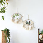 Vinantica | Boho Macrame Eye Mirror Wall Decor