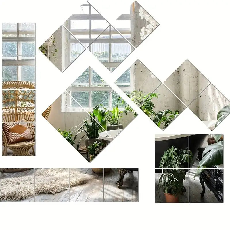 Vinantica | 3D Mirror Wall Stickers - Modern Decoration