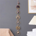 Crystal Tree of Life 6 Rings Wall Decor Ornament