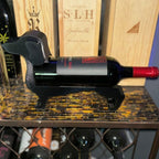Dachshund wine bottle holder | Decorative table stand made of resin | Multiple colors