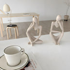 Abstract Thinker Sculpture Home Decor