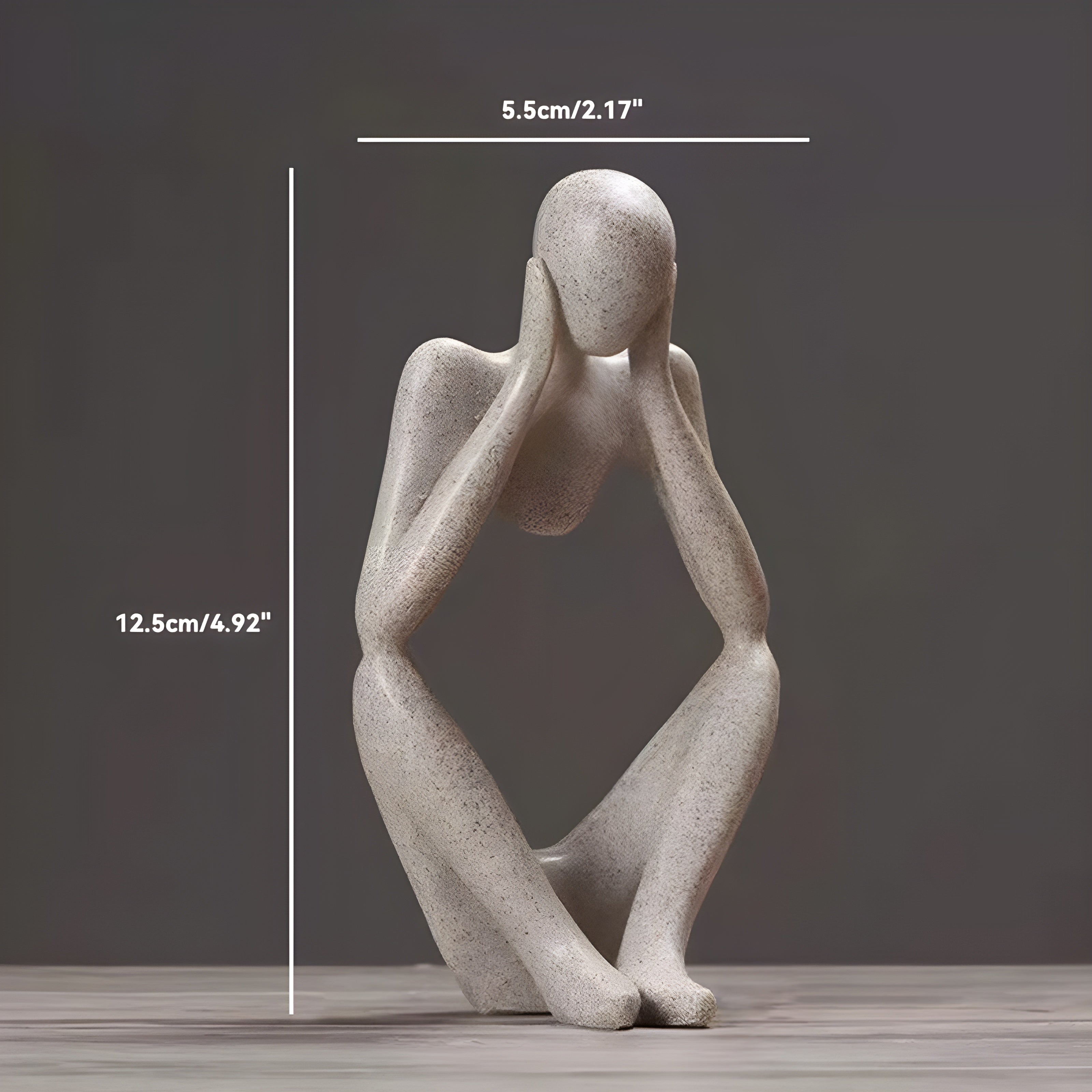 Abstract Thinker Sculpture Home Decor