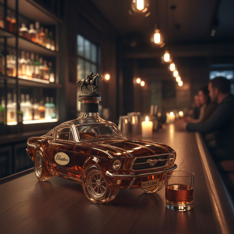 Mustang Car-Shaped Whiskey Decanter