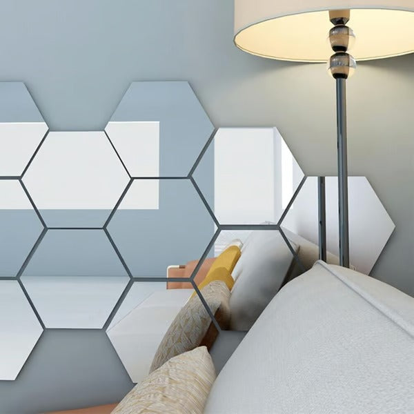 Vinantica | Flexible Mirror Sheets | Shatterproof PET Wall Mirror | Peel & Stick Design | Lightweight & Safe